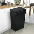 thumbnail image 1 of Dkeli Plastic Kitchen Trash Can Automatic 13 Gallon Garbage Can with Lid, Black, 1 of 7