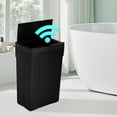 thumbnail image 1 of Dkelincs 13 Gallon Plastic Kitchen Trah Can with Lid Automatic Touch Free Garbage Can for Home Office, Black, 1 of 7