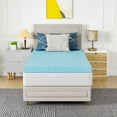 thumbnail image 1 of Dkelincs 3 inch Cooling Gel Memory Foam Mattress Topper, Gel Infused Soft Mattress Topper for Back Pain Pressure Relief, Ventilated, CertiPUR-US Certified, Twin Size, 1 of 7