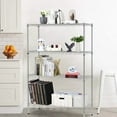 Dkelincs 4 Tier Metal Shelf Unit Adjustable Wire Shelf Total Weight