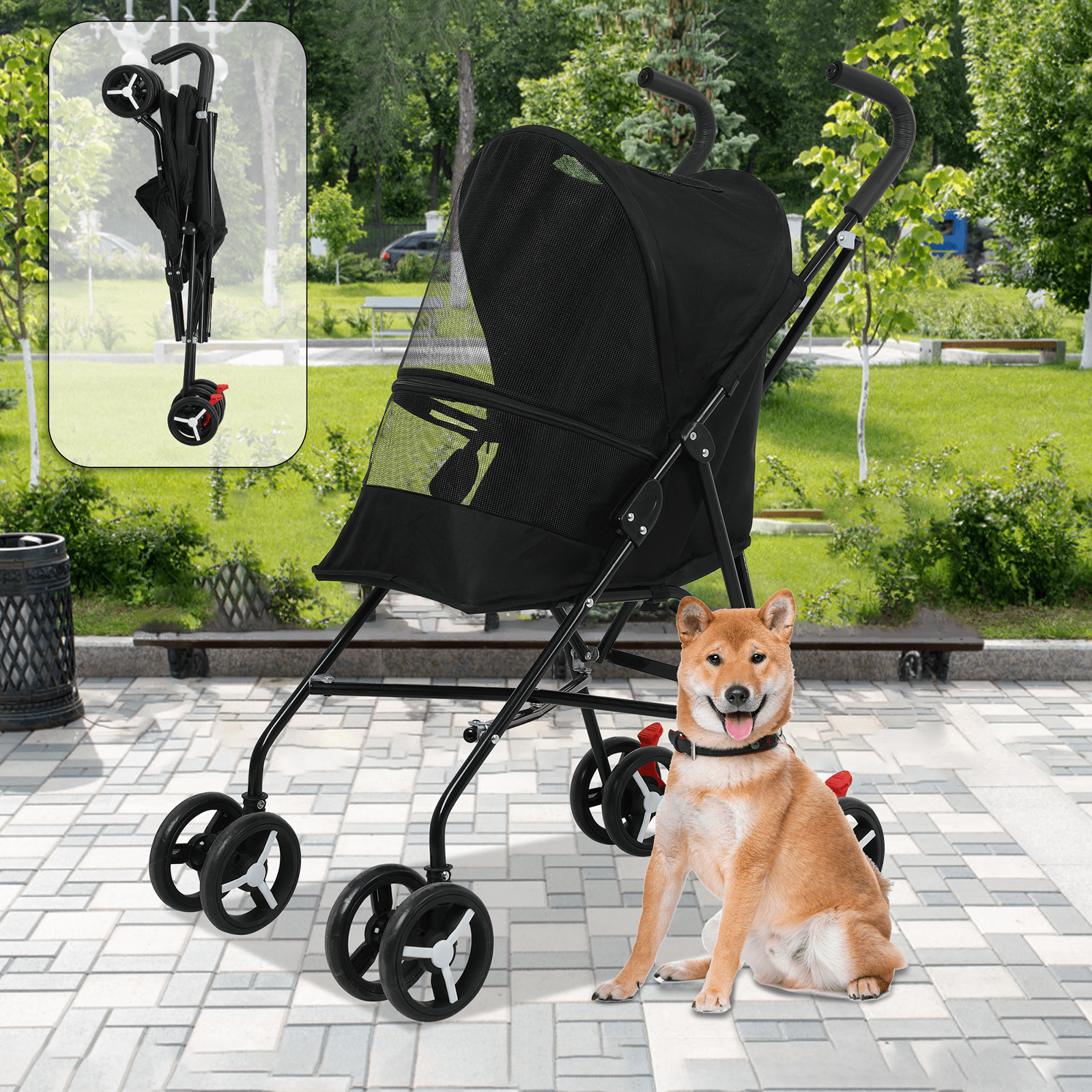 Thumbnail for Gentle Walking Leash Stroller For Cat