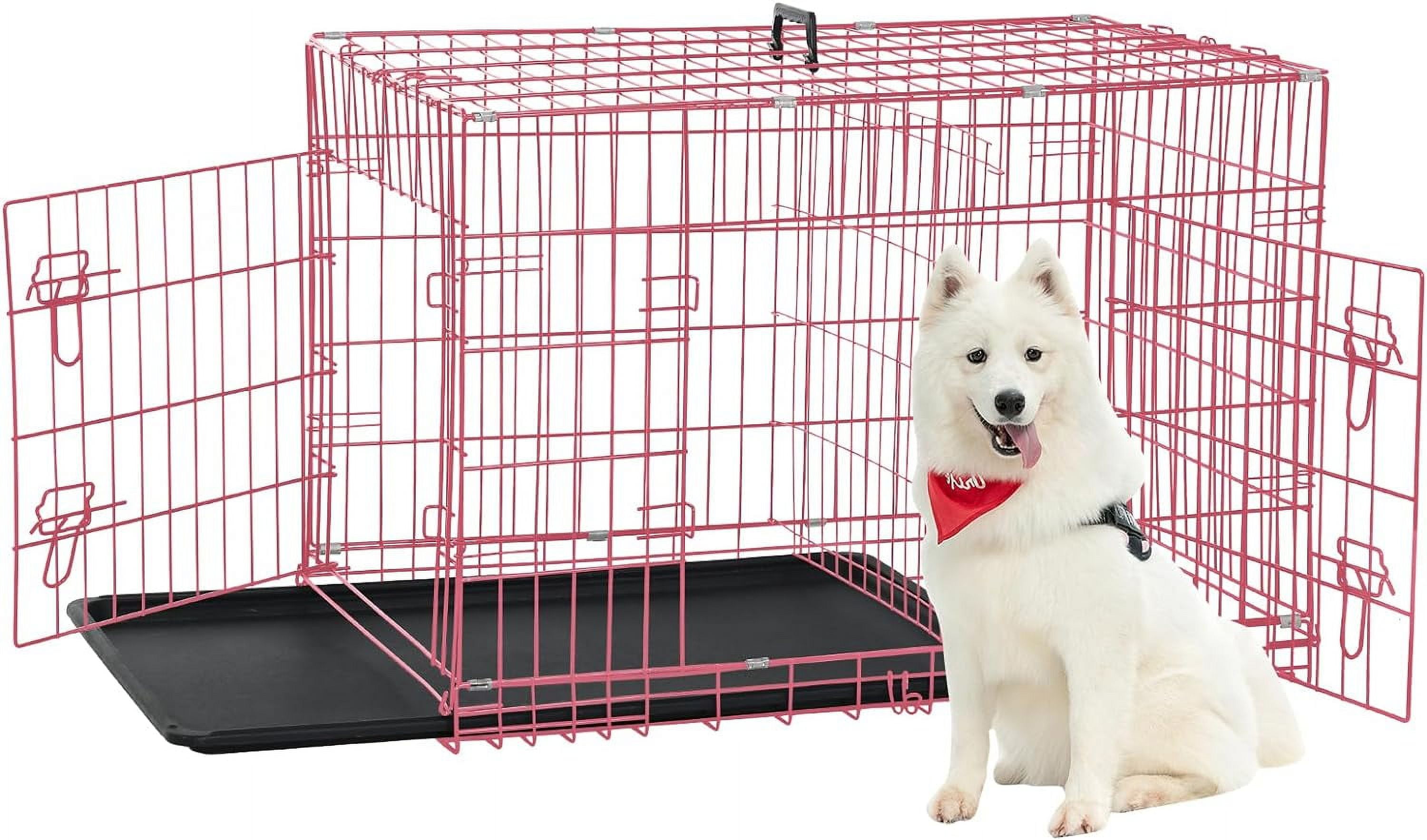 Pink dog kennel medium hotsell