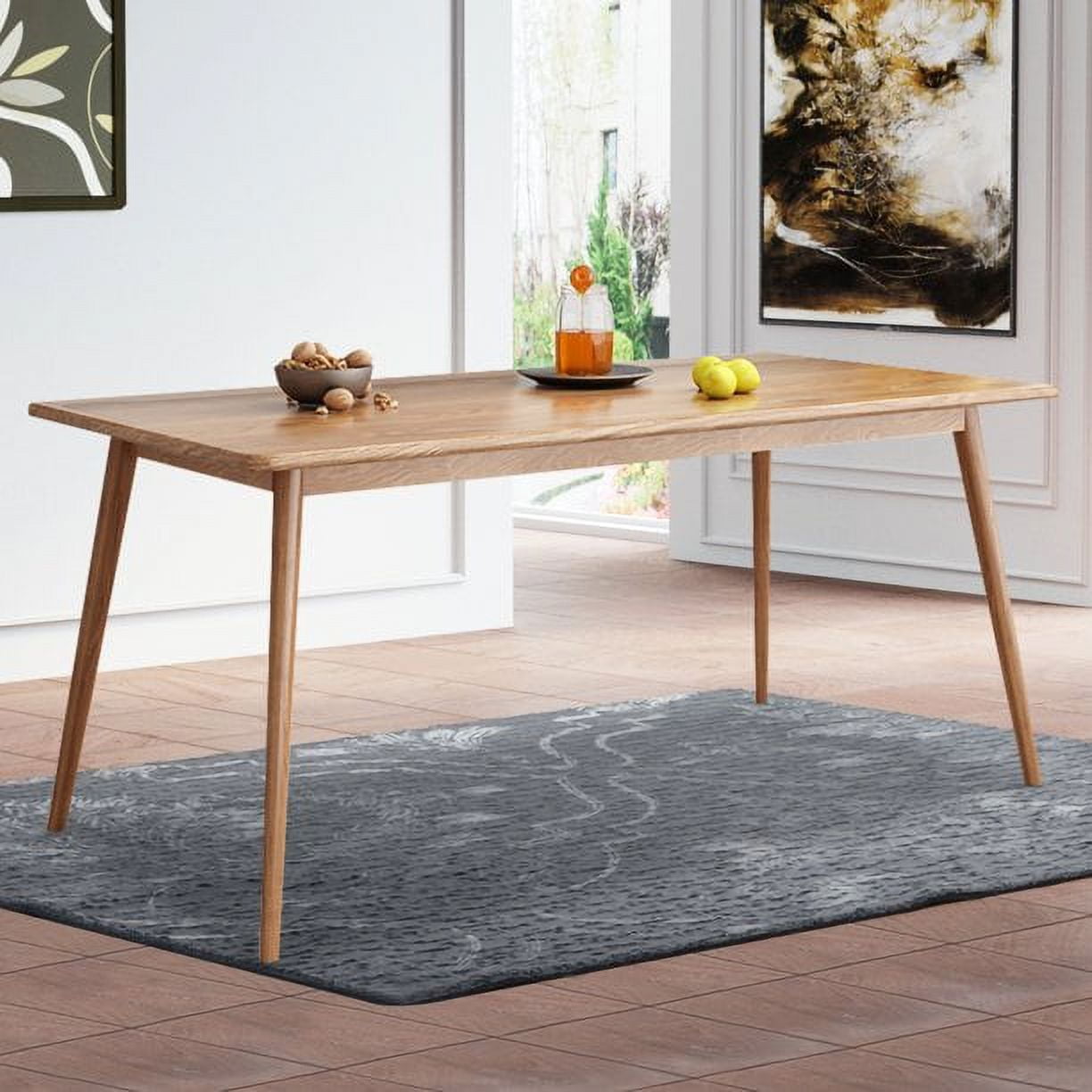 Dkelincs Dining Room Table for Small Spaces, Wood Dining Table ...