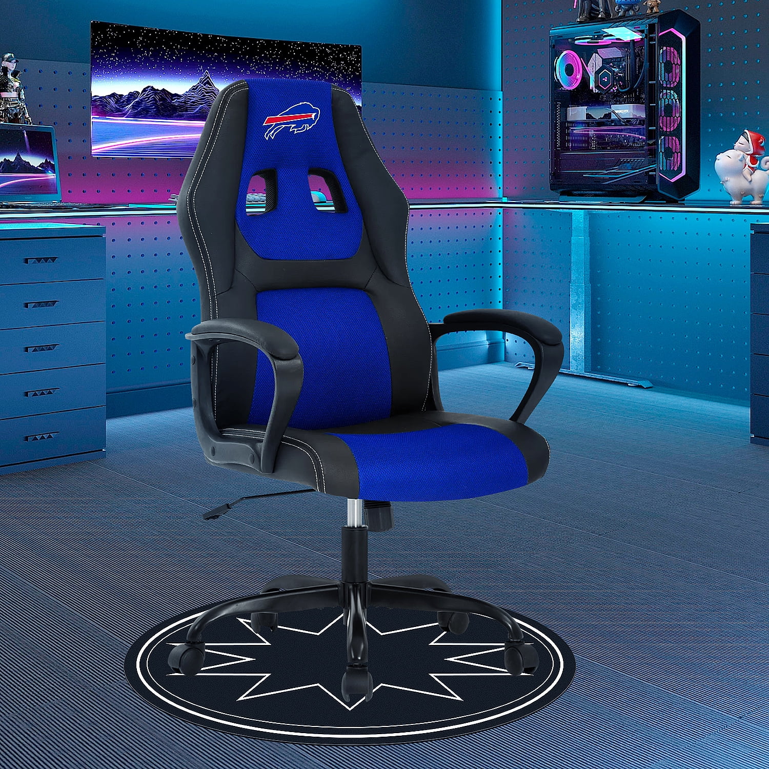 GTRacer Pro - Chaise de Gaming - Chaise de jeu - Chaise de bureau  ergonomique - Chaise