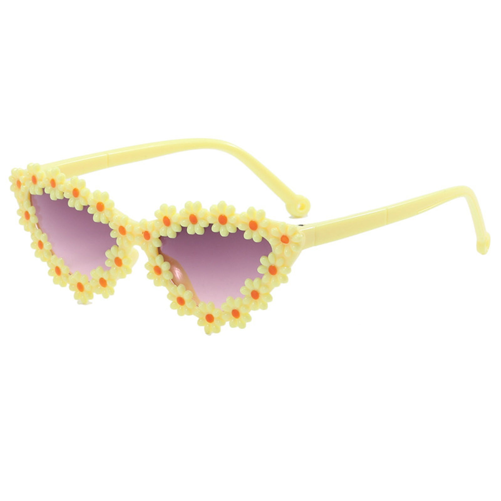 DkinJom Baby Girl Boy Flower Sunglasses For Baby Girls Flower Shaped
