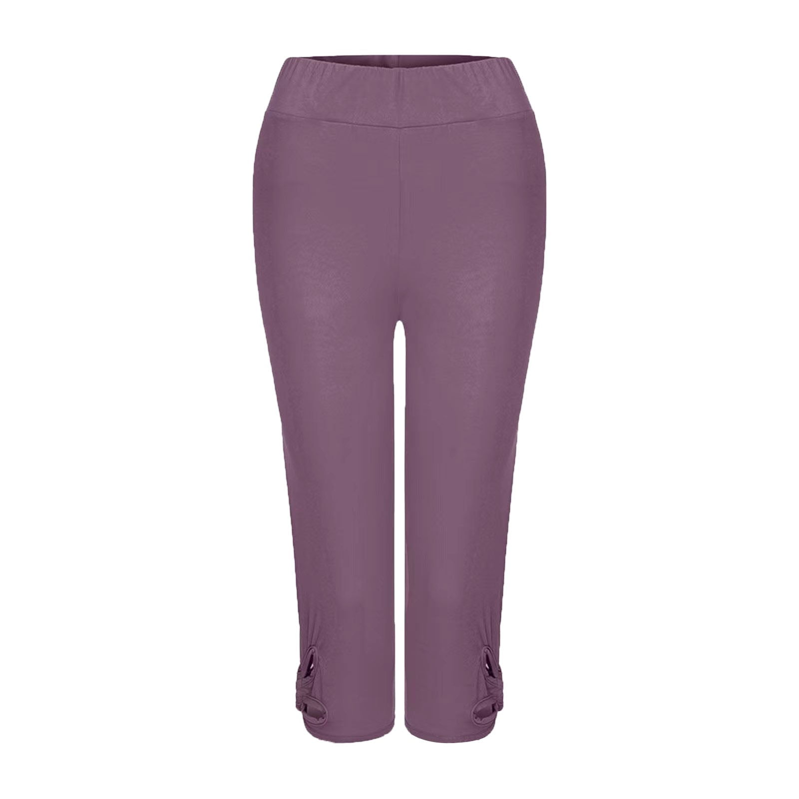 DkinJom Hollow Casual Fashion Size Elastic Waist Solid Leggings Pants