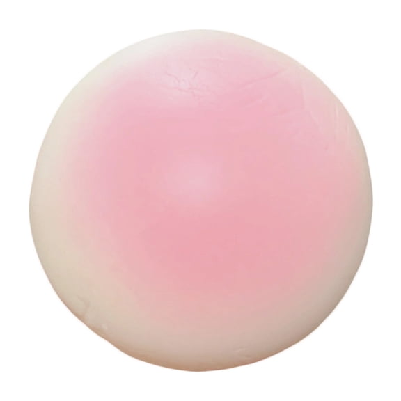 DkinJom Sticky Bread Slow Rising Squishy, 1Pc Pink PU Stress Ball, Soft Squeeze Fidget Toy for Adults Kids ADHD Anxiety Relief & Party Favor