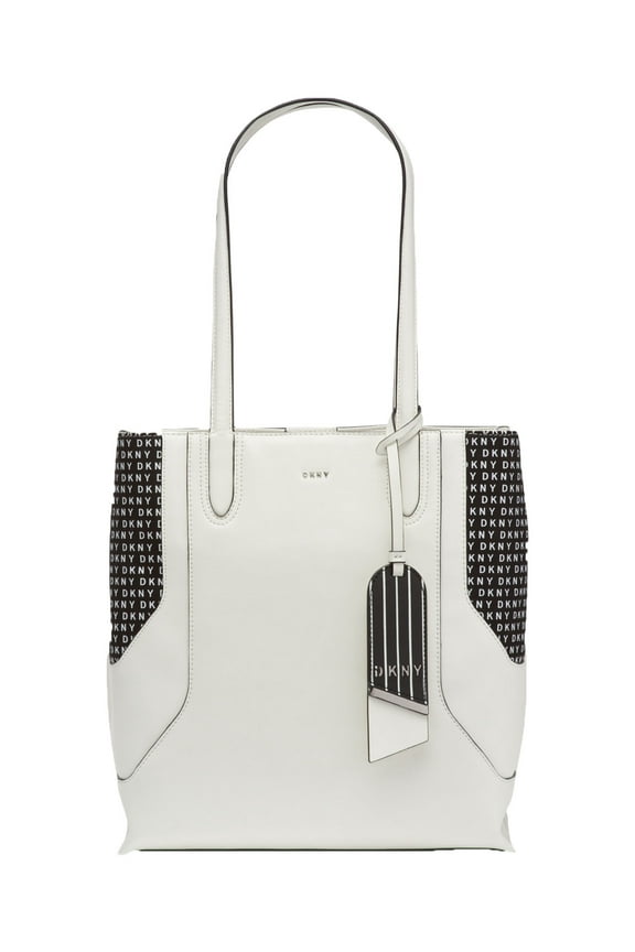 Jade Tall Signature Handbag Totes (White)