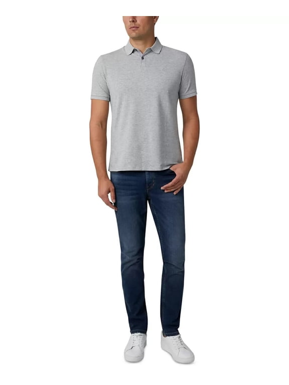 Men's Essential Polo Shirt Gray Size S MSRP $65