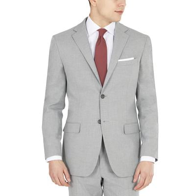 Dkny Mens Modern fit Suit Jacket Blazer 43 R Light Grey Stretch