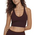thumbnail image 1 of Dkny Sport Women's Balance Compression Racerback Crop Bra Top, 1 of 1