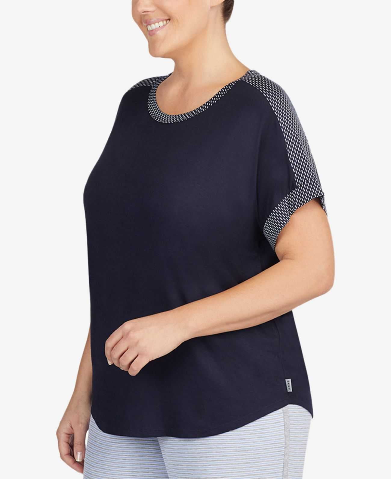 Dkny plus size sleepwear hotsell