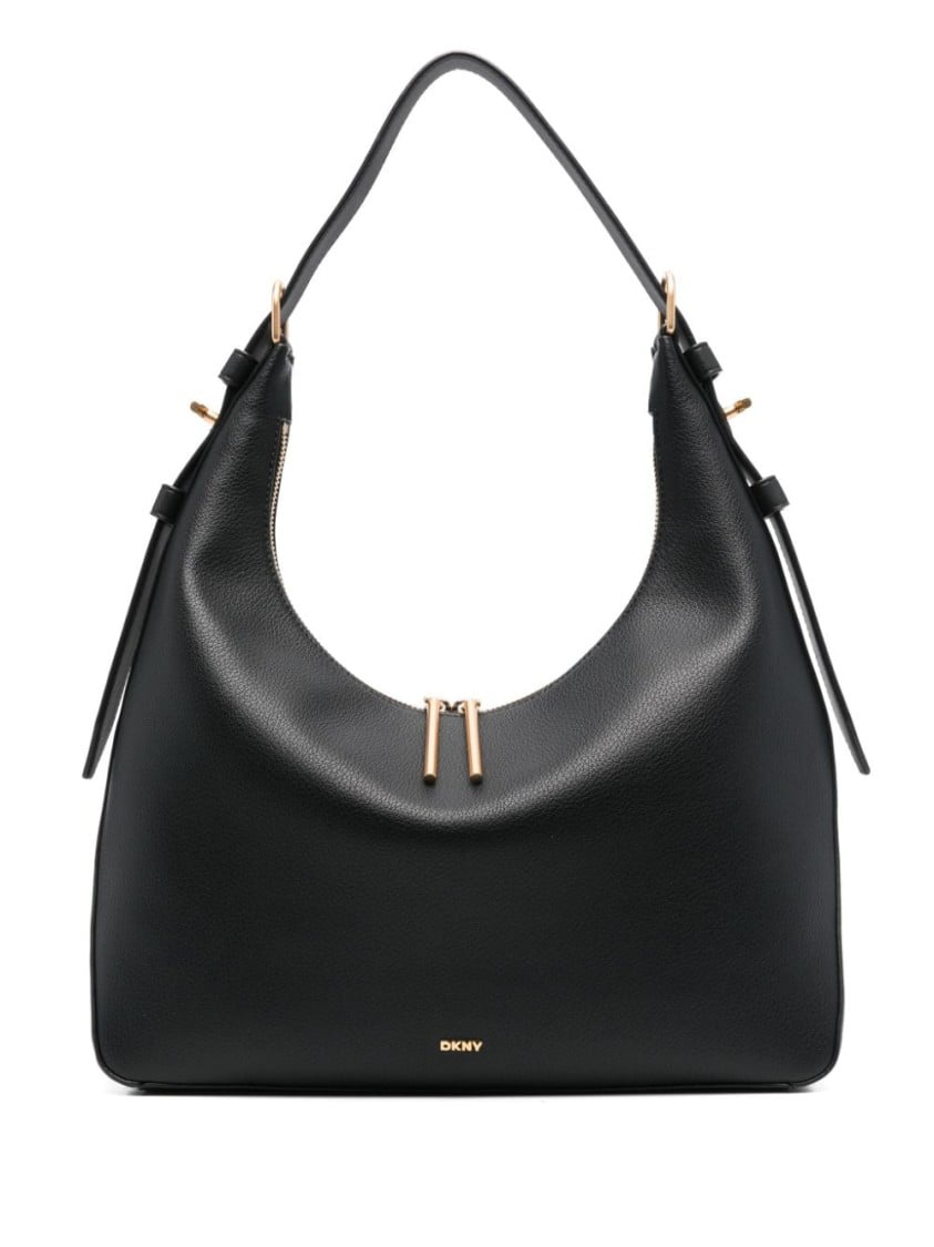 トートバッグ Dkny Textured Cow Leather Hobo Tote Dkny Women's Textured Cow Leather Hobo Tote Black - Walmart.com