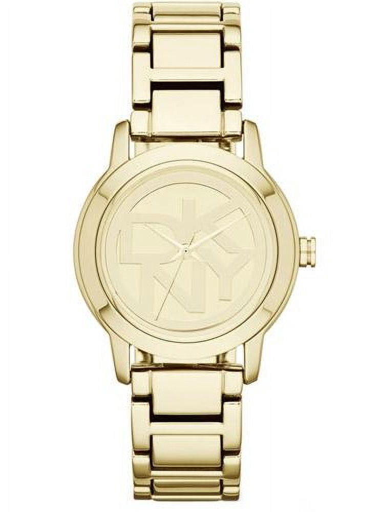 DKNY Round Glitz NY8676 Genuine Leather Women\'s Watch Ladies main image 4