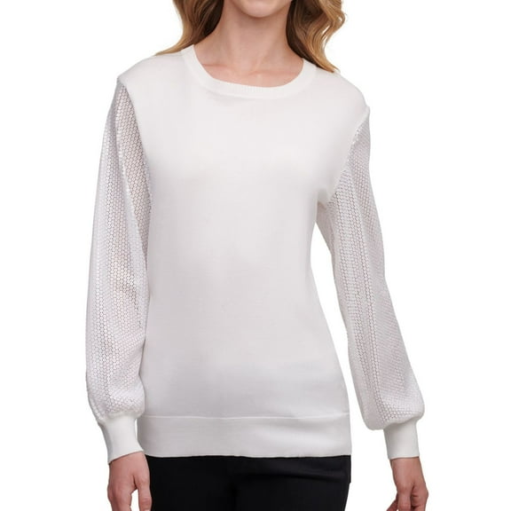 Dkny Womens Sequin Pullover Sweater