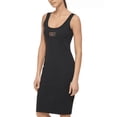 thumbnail image 1 of Dkny Womens Sport Pride Logo Tank Dress, Black, Medium, 1 of 3