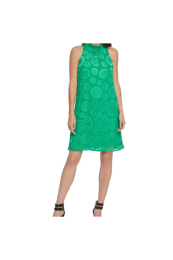 Womens Textured A-Line Dress