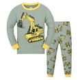 thumbnail image 1 of Dlasu Outfit Sets for Big Boys' Cartoon Print Long Sleeve Crewneck T-Shirt and Pants for Kids Comfortable Daily Wear Suits, 1 of 3