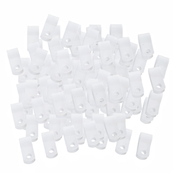 Dleadar 100Pcs Dutch Oven Lid Stacking Storage Display Protector Clips Plastic Bumpers 21x9.5mm Kitchen Tools Gadgets Accessories Home Decor