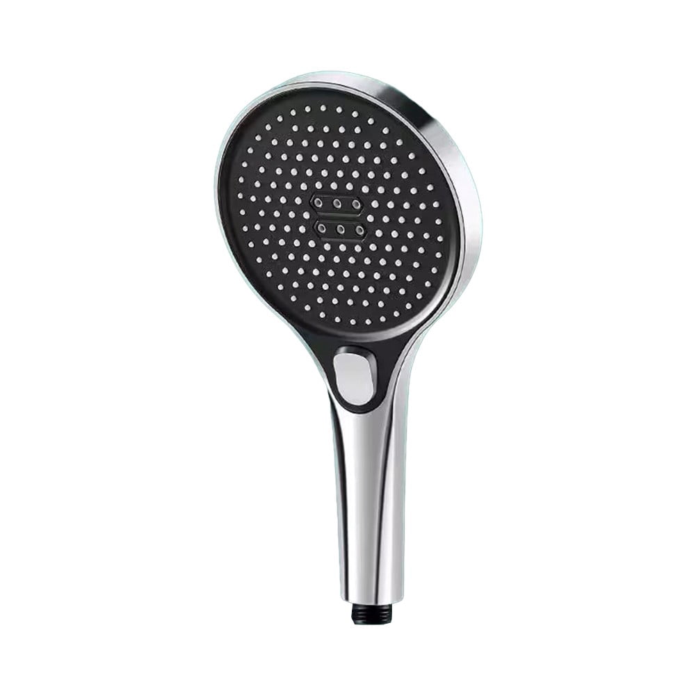 Dleadar 1pcs 13CM Big Panel High Pressure Shower Head Black 3Modes Flow ...