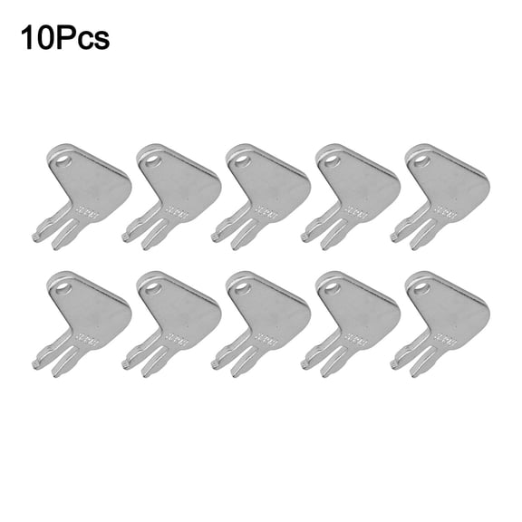 Dleadar CAT 8H-5306 Battery Disconnect Key Master Ignition Switch Metal Key for Caterpillar Equipment Smooth Actuation Vintage Models Replacement Part 10 Pack