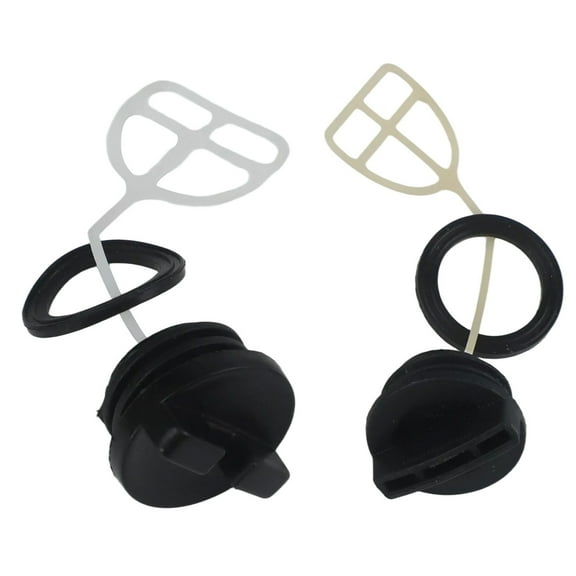 Dleadar Chainsaw Fuel Cap Oil Cap Seal Set Replacement Parts for Chinese 5200 52cc Chainsaw - Includes Fuel Cap, Oil Cap, Washer, and Oil Seal - Compatible Accessories