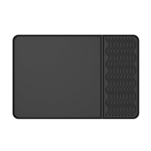 Dleadar Silicone Coffee Machine Mat Ice Maker Pad Insulation Anti-slip Drain Pad 60x40cm House