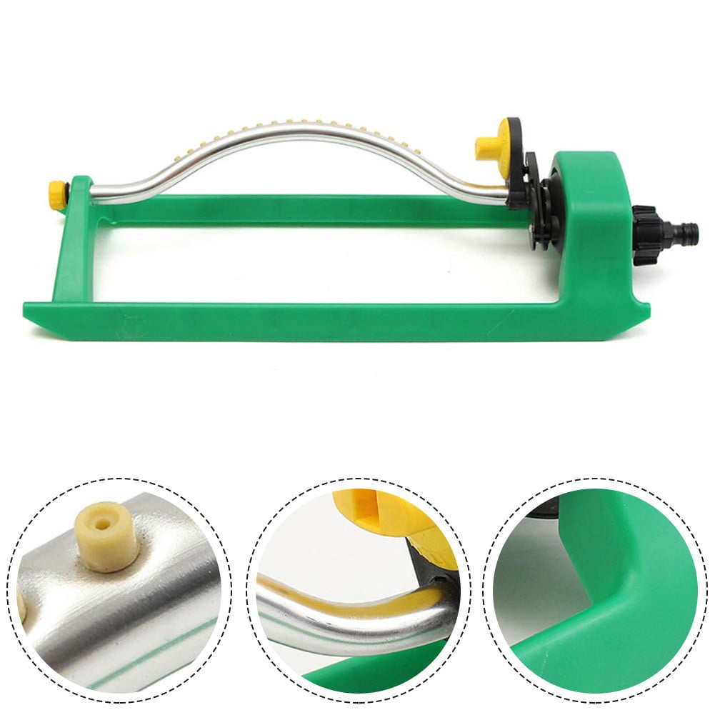 Dleader 18 Jets Oscillating Lawn Sprinkler Watering Garden Water Pipe Hose Connector Home Decor