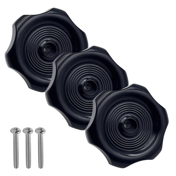 Dleader 3 Pack RV Window and Vent Knobs with 1 Inch Shaft for Easy Replacement Home Decor