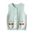 thumbnail image 1 of Dlentnea Girls Cardigan Sweater Vest Knitted Button down Soft School Uniform Sleveeless Waistcoat Vests, 1 of 8