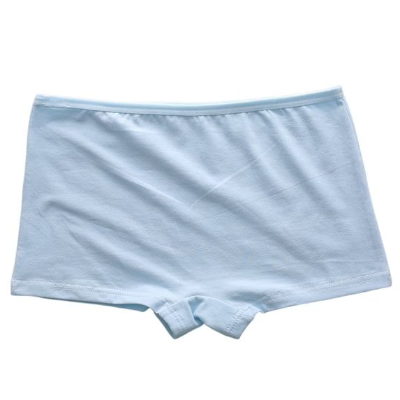 Dlentnea Girls Cotton Underwear Mid Waisted Boxer Briefs Comfort Breathable Stretchy Underpants Everyday Panties