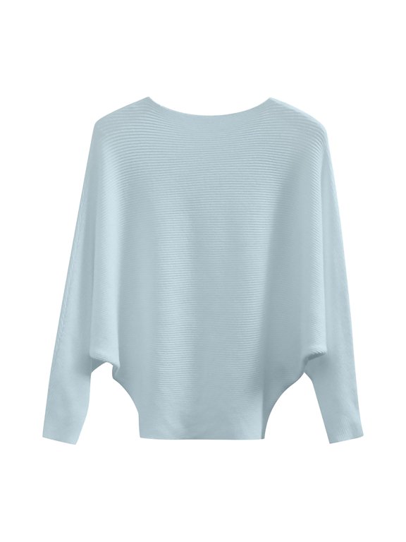 Women Oversized Dolman Ribbed Knit Sweaters Batwing Sleeves Off Shoulder Pullovers Comfy Slouchy Loose Fit Sweat Shirts Casual Fall Fashion Soft Basic Sweater Lounge Clothes Light Green 4Xl