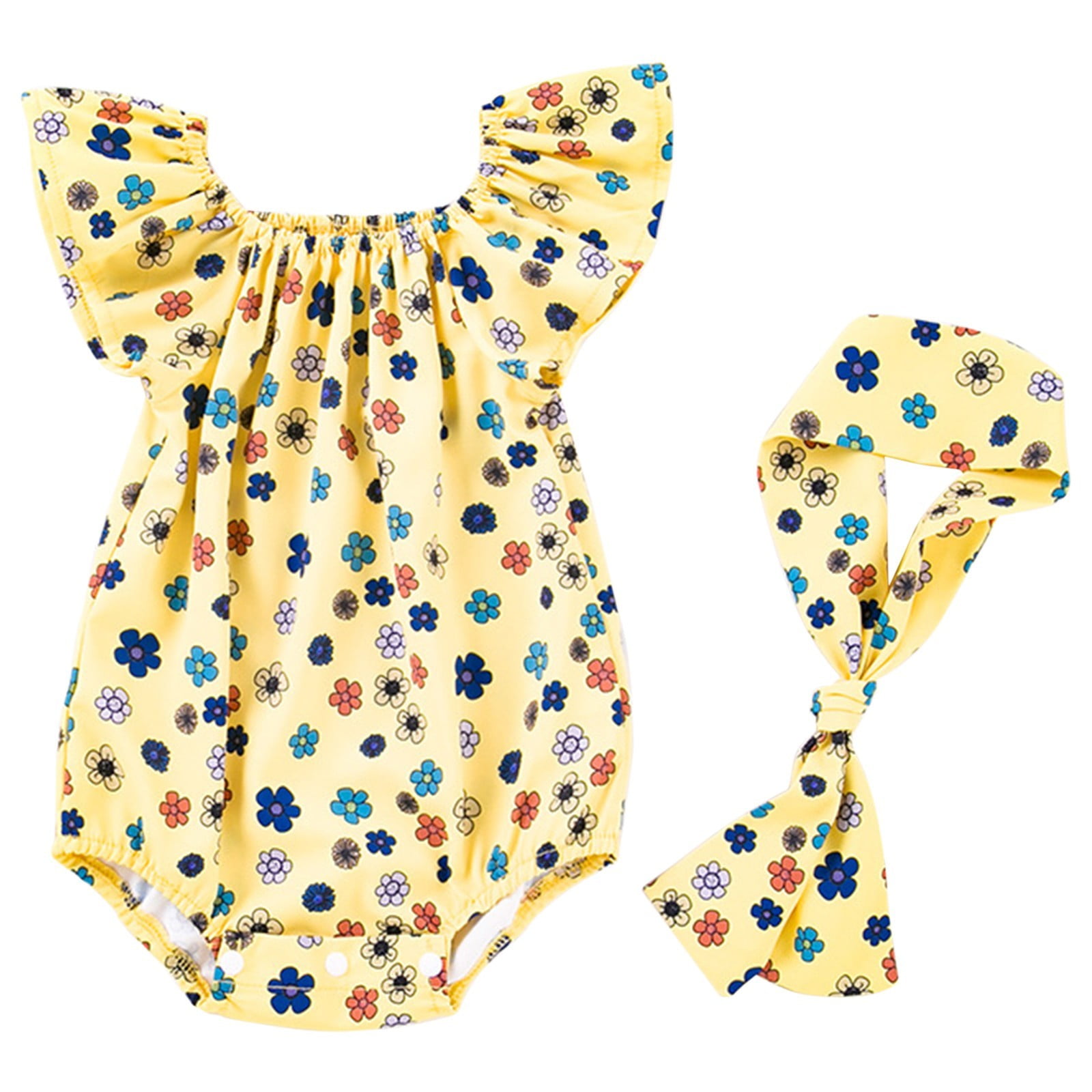 Dllmjing Children Bodysuits Newborn Baby Clothes Summer Baby Girl