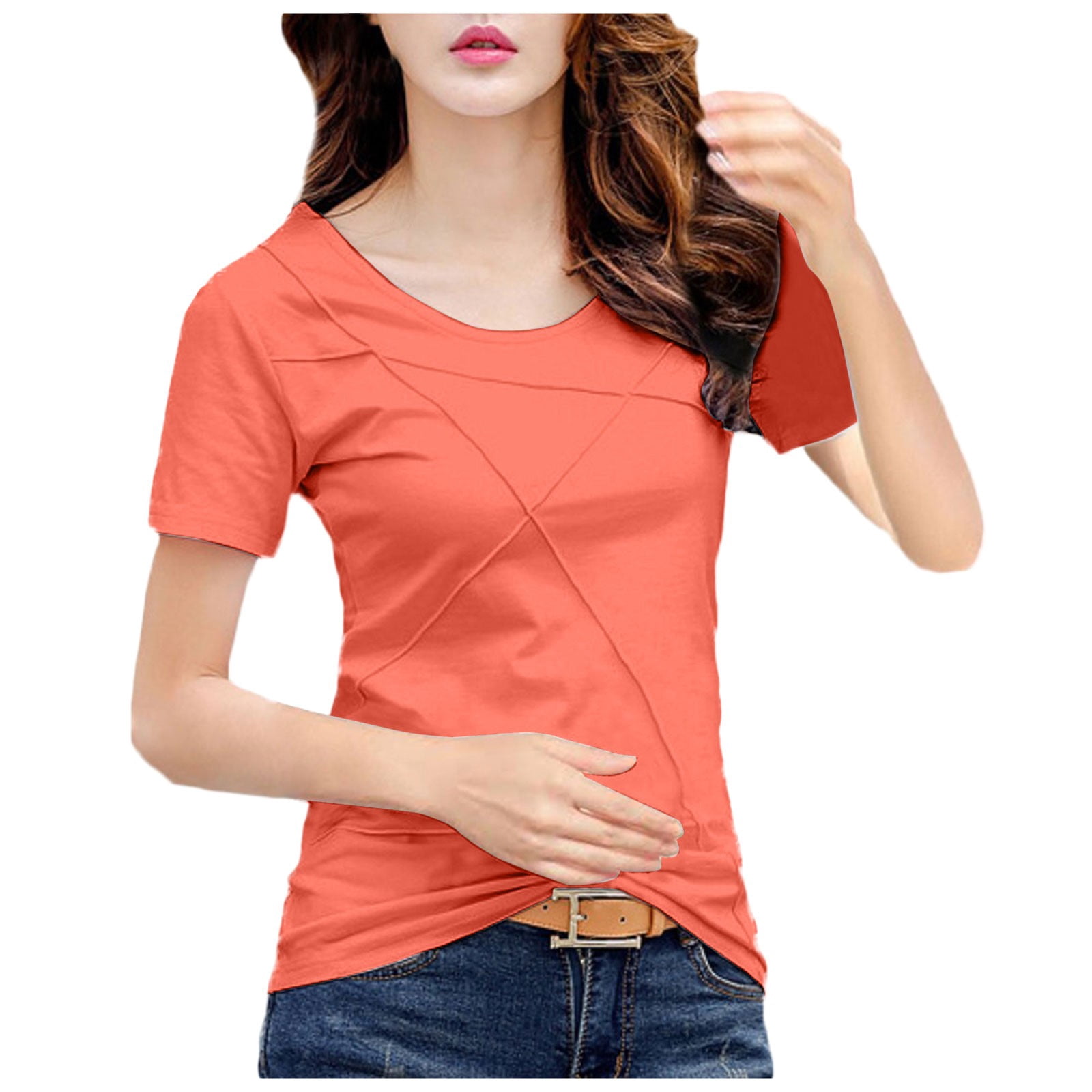 Dllmjing Thermal Shirts For Women Base Layer Soft Long Sleeve Top