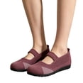 thumbnail image 1 of Dlongli Women's Ballet Shoes Comfortable Slip on Round Toe Flat Casual Shoes for Walking Driving Dressy, 1 of 4