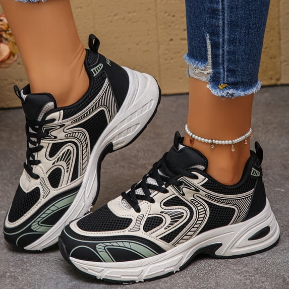 Dlongli Women's Fashion Platform Shoes for Women,Comfortable Casual Walking Shoes