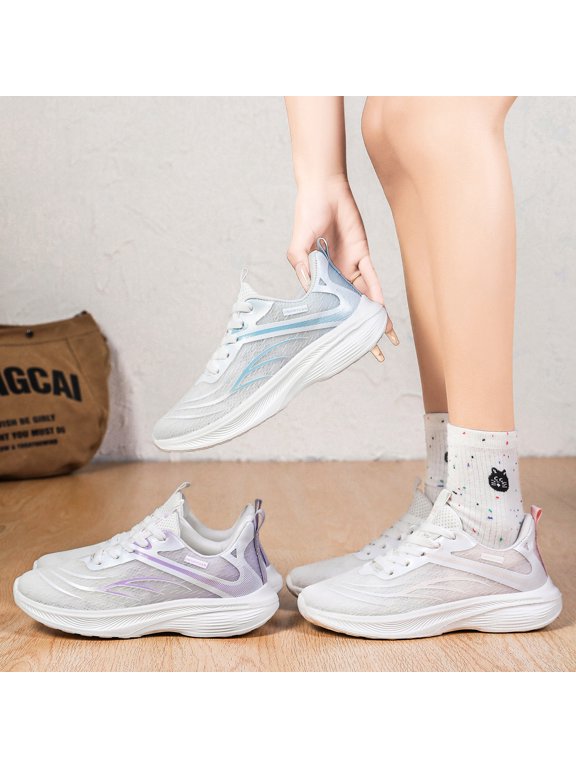 Women's Walking Shoes Cushion Running Shoes Non-Slip Comfortable Workout Gym Sports Athletic Fashion Sneakers