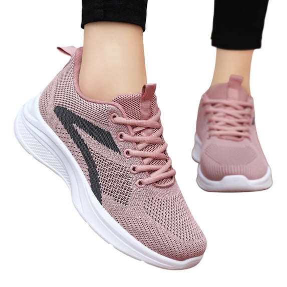 Dlongli Womens Sneakers Lightweight Walking Shoes Sports Running Shoes for Woman Mesh Breathable Fashion Sneakers Athletic Comfortable Casual