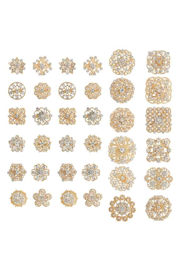 Brooches and Pins for Women, Rhinestone Bouquet Accessories