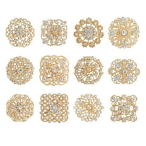 Dlovey Brooches and Pins for Women, Rhinestone Bouquet Accessories