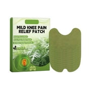 Dlrvadrua Knee Relief Pātch,10Pcs Herbal KneePain Relief Pātch, Breathable Long-Lasting Relieves Muscle Soreness in Knee, Neck, Shoulder,1Box