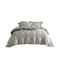 thumbnail image 1 of Dm809T - Twin Size 4 Piece Duvet Cover Set Ruffled Bedding Cotton, 1 of 1