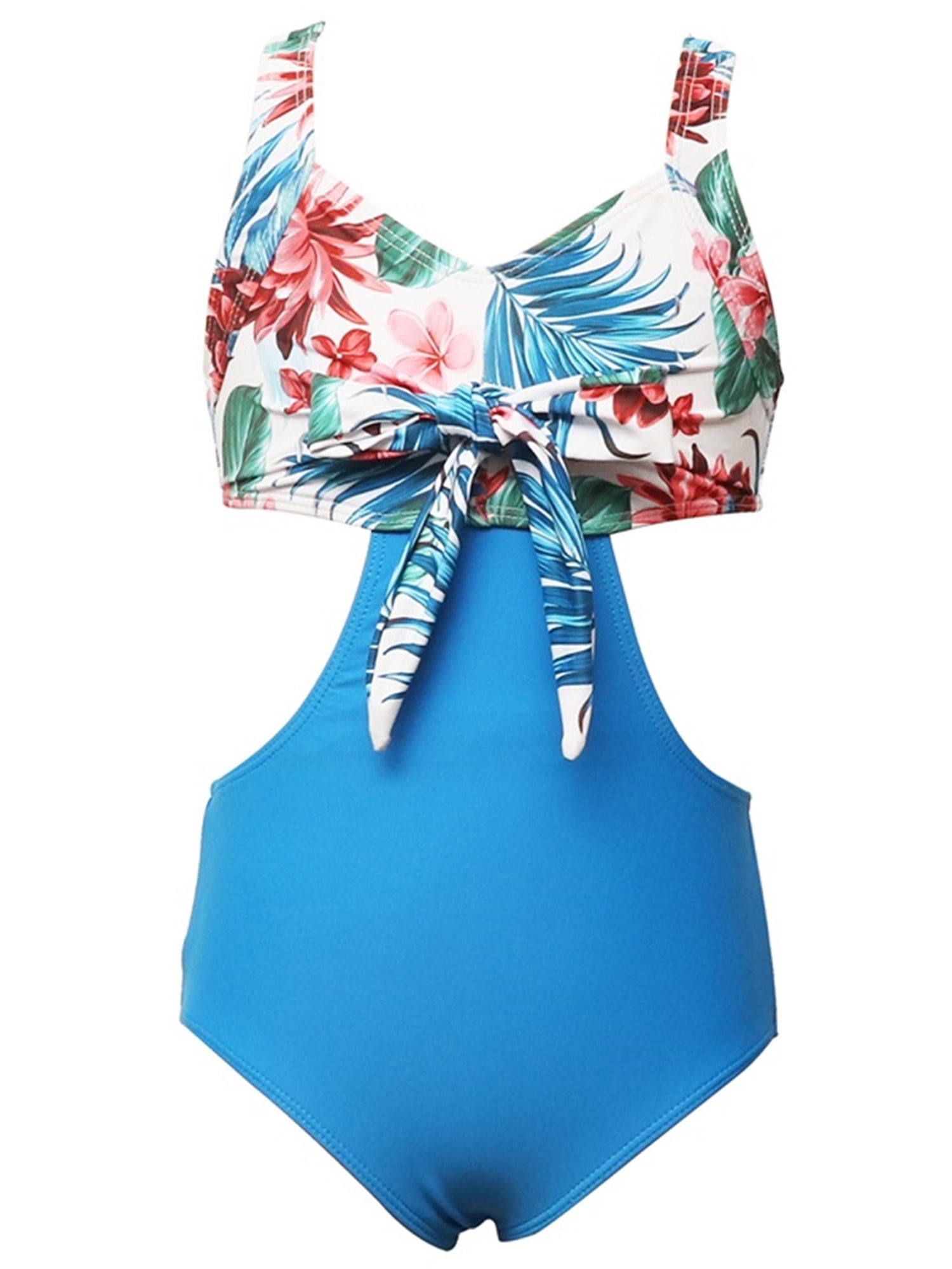 Dmagnates Matching One Piece Swimsuits for Mothers and Daughters ...