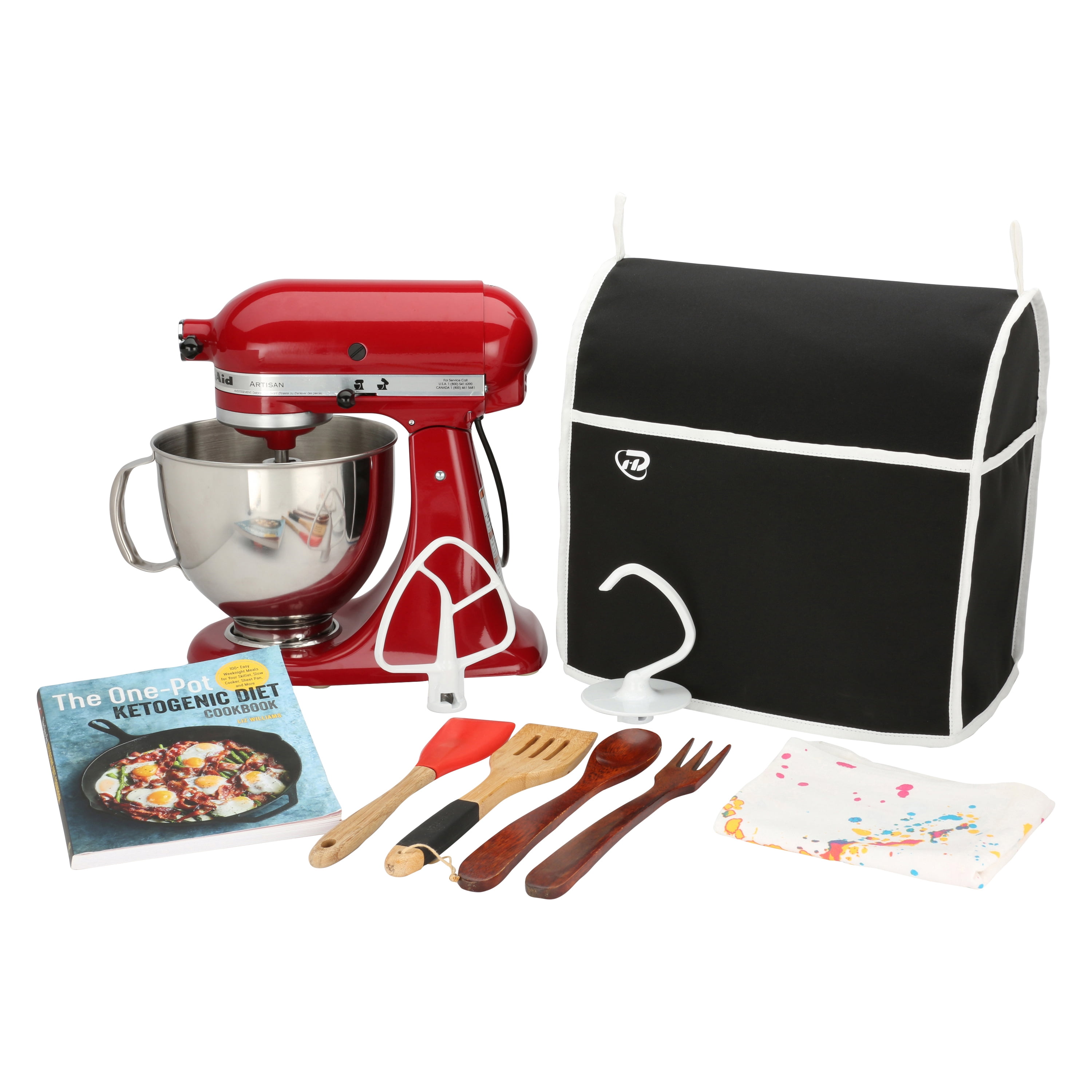 Stand Mixer Dust-proof Cover with Organizer Bag for Kitchenaid