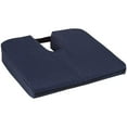 thumbnail image 1 of DMI Sloping Back Foam Seat Cushion 16x18x2-4 Coccyx Pain Relief Navy FSA/HSA Eligible, 1 of 10