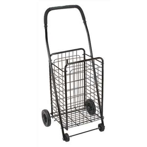 DMI Folding Utility Cart with Wheels, 90 lb Capacity, Lightweight Rolling Shopping and Laundry Cart with Carrying Case