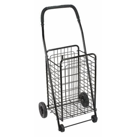 DMI Folding Utility Cart with Wheels, 90 lb Capacity, Lightweight Rolling Shopping and Laundry Cart with Carrying Case