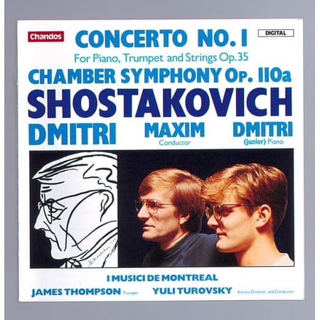 Dmitri Shostakovich, JR. - Piano Concerto 1 / Chamber Symphony Op 110A - Music & Performance - CD