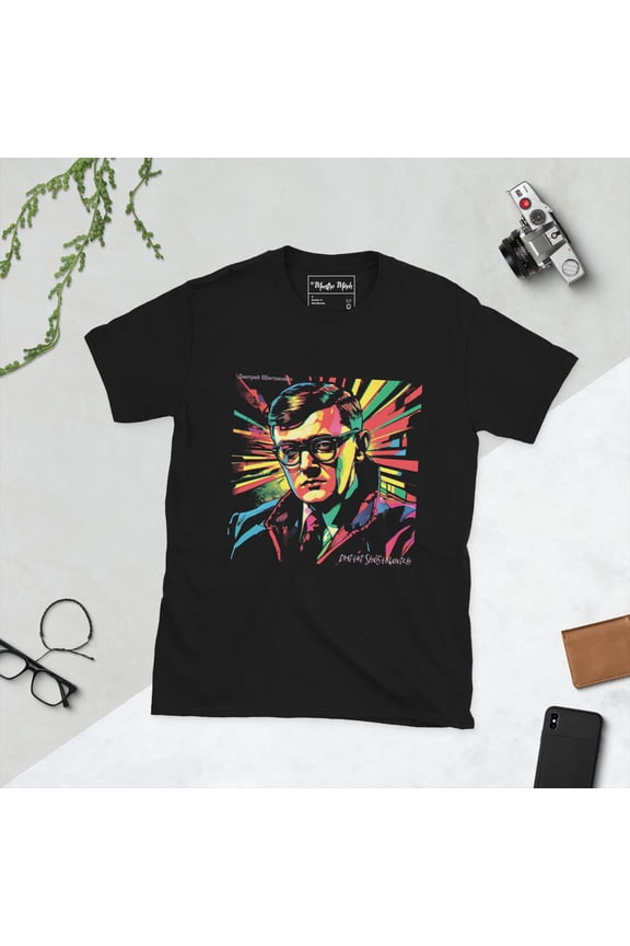 Dmitri Shostakovich Short-Sleeve Unisex T-Shirt, Shostakovich Tee, Music Teacher Gift