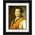 thumbnail image 1 of Dmitry Levitzky 2x Matted 20x24 Black Ornate Framed Art Print 'Ivan Abramovich Gannibal', 1 of 2